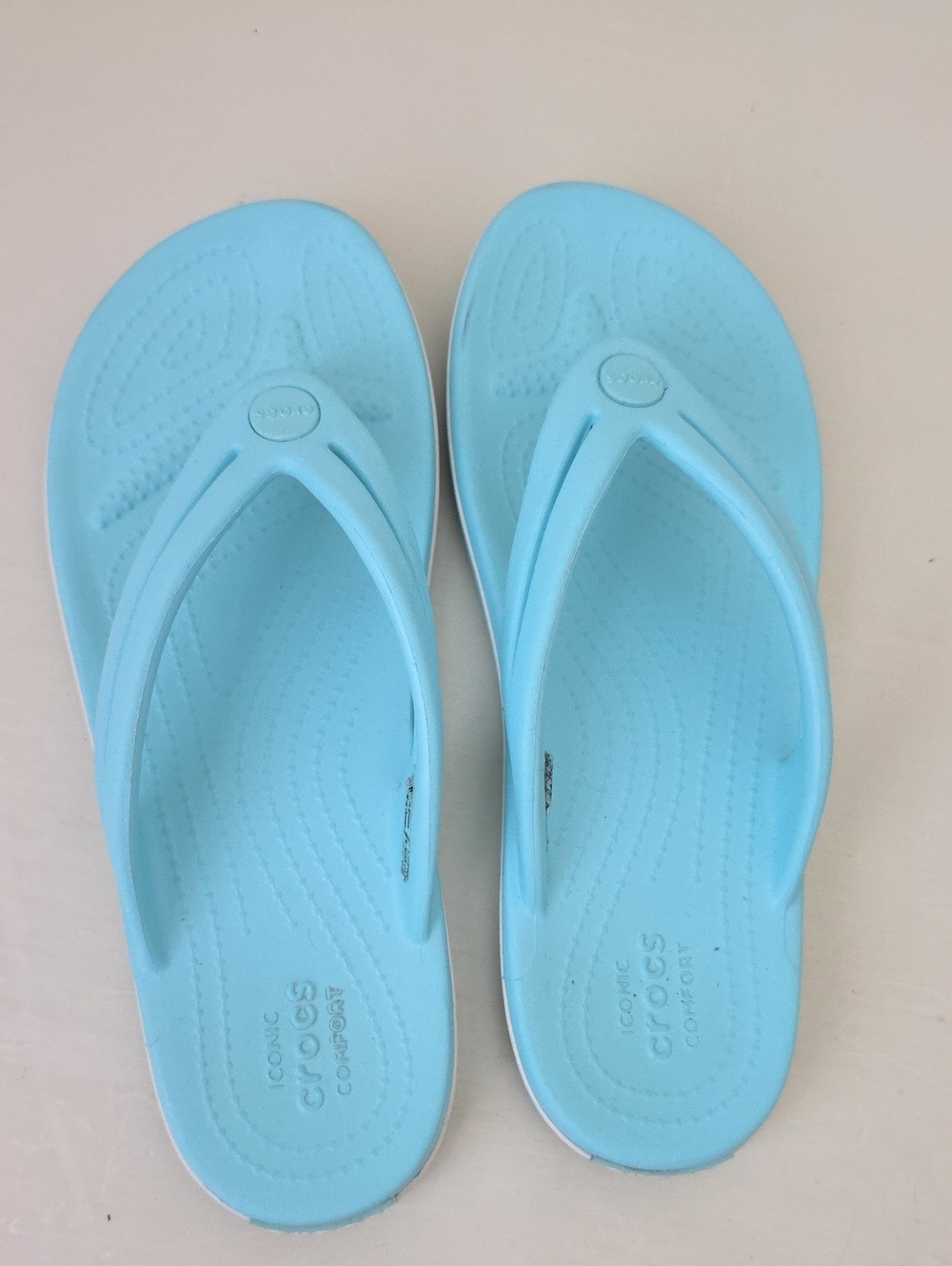 CROCS Sky Blue Women's Flip Flops